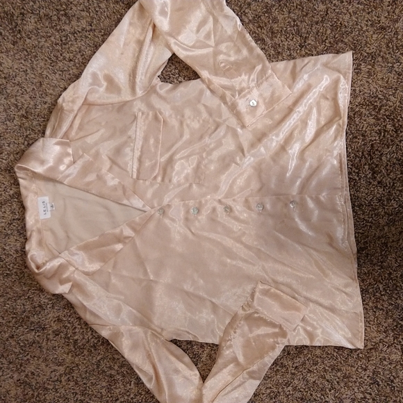 Nude Slinky Concealed Button Professional Blouse main image 1